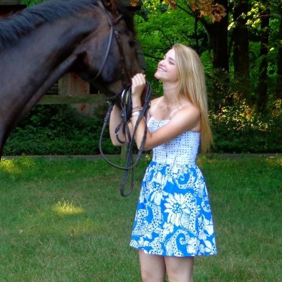 Lilly Pulitzer Ferris Strapless Cotten Eyelet - Picture 6 of 6